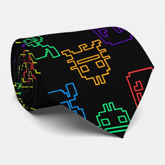 Computertechnik Krawatte (Gerollt)