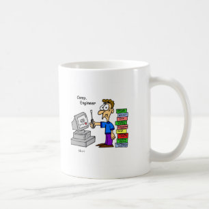 Computertechniker-Cartoon Kaffeetasse
