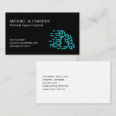 Computertechniker | Handschlüssel Visitenkarte (Vorne/Hinten)