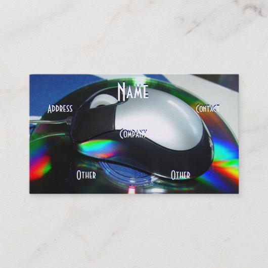 Computertechniker I Visitenkarte (Vorderseite)