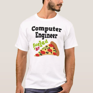 Computertechniker-(lustiges) Pizza-T-Shirt T-Shirt