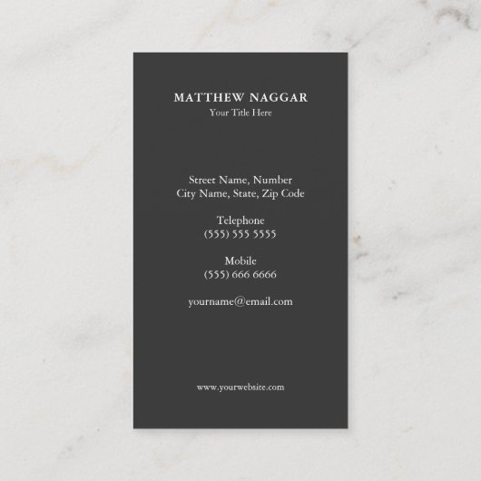 Computertechniker - WiFi-Logo Visitenkarte (Rückseite)