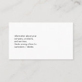 Computertechniker | Wrenches Visitenkarte (Rückseite)