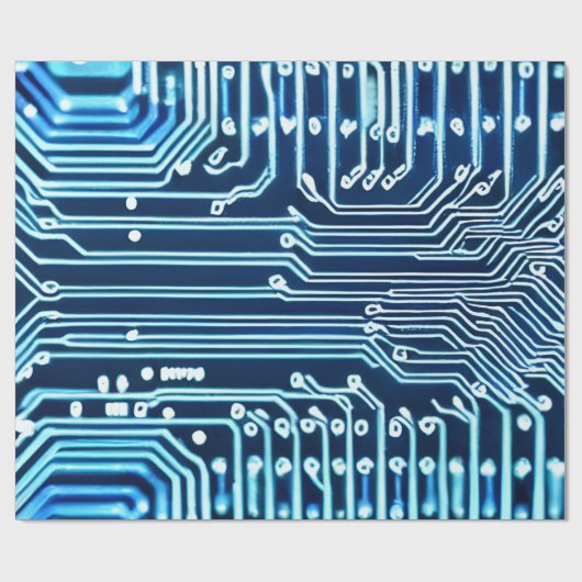 Computertechnologie Geschenkpapier (Flach)