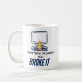 Computertechnologie-Scherz-Tasse Kaffeetasse (Links)