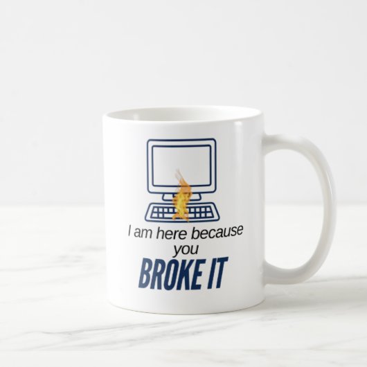 Computertechnologie-Scherz-Tasse Kaffeetasse (Rechts)
