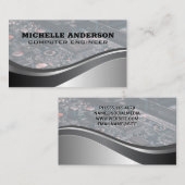 Computerteile | Hardware Visitenkarte (Vorne/Hinten)