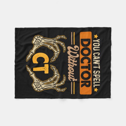 Computertomographie Röntgen Sie können Doktor nich Fleecedecke (Vorderseite (Horizontal))