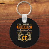 Computertomographie Röntgen Sie können Doktor nich Schlüsselanhänger (Vorderseite)