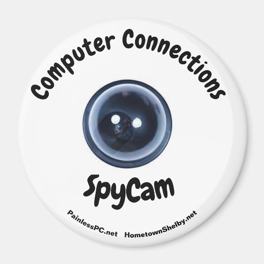 Computerverbindungen SpyCam Magnet (Vorne)