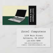 Computerverkäufe und -service visitenkarte (Vorne/Hinten)