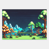 Computervideospiel-Retro Geschenkpapier Set (Vorderseite)