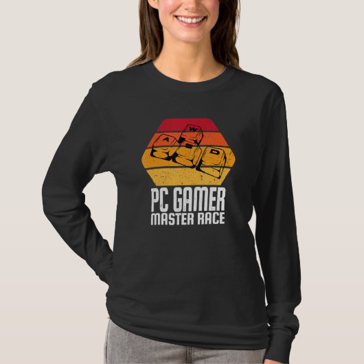 Computervideospiele waren PC Gamer Funny Master Ra T-Shirt (Vorderseite)