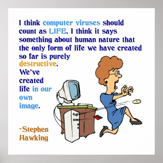 Computerviren sind lebendig (1) poster (Vorne)