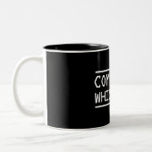 ComputerWhisperer Zweifarbige Tasse (Links)