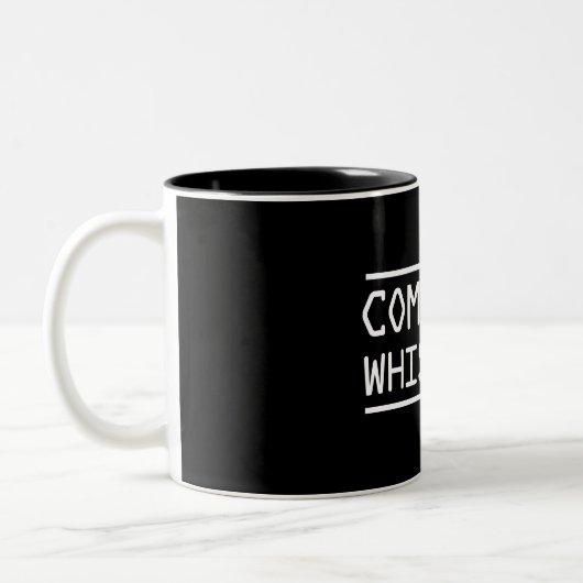 ComputerWhisperer Zweifarbige Tasse (Links)