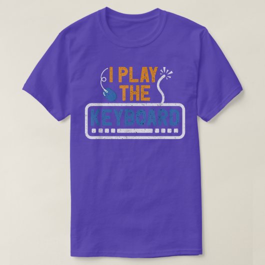 Computerwissenschaften - Keyboard-Techie-Programmi T-Shirt (Design vorne)