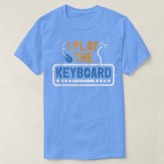 Computerwissenschaften - Keyboard-Techie-Programmi T-Shirt (Design vorne)