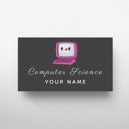 Computerwissenschaften Niedlich Kawaii Notebook El Visitenkarte