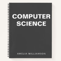 Computerwissenschaften Personalisiert School Black