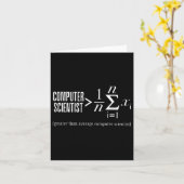 Computerwissenschaftler Math Programmer Coder Soft Karte (Gelbe Blume)