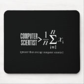Computerwissenschaftler Math Programmer Coder Soft Mousepad (Vorne)