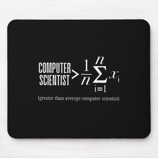 Computerwissenschaftler Math Programmer Coder Soft Mousepad (Vorne)