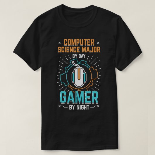 Computerwissenschaftsführer Computerwissenschaftle T-Shirt (Design vorne)