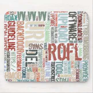 Computerwörterbuch in Farben Mousepad