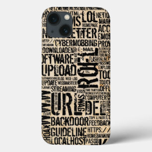 Computerwörterbuch - Vintag Case-Mate iPhone Hülle