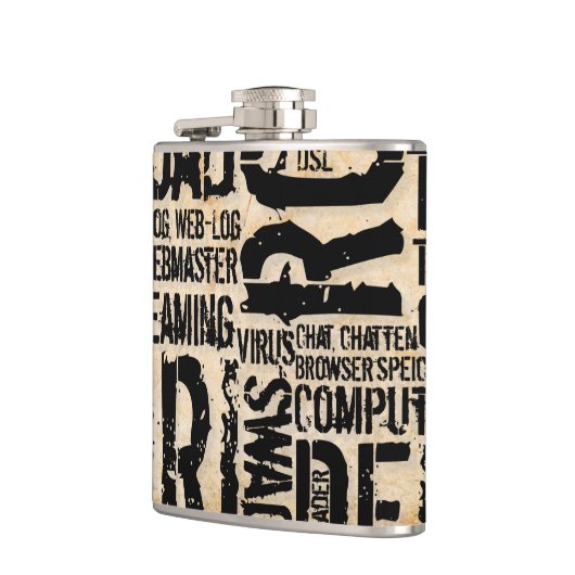 Computerwörterbuch - Vintag Flachmann (Links)