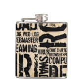 Computerwörterbuch - Vintag Flachmann (Vorderseite)