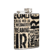 Computerwörterbuch - Vintag Flachmann (Rechts)