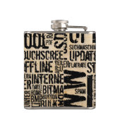 Computerwörterbuch - Vintag Flachmann (Rückseite)