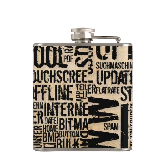 Computerwörterbuch - Vintag Flachmann (Rückseite)