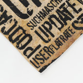 Computerwörterbuch - Vintag Fleecedecke (Ecke)