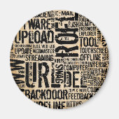 Computerwörterbuch - Vintag Magnet (Vorne)