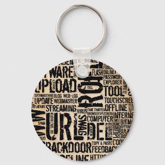 Computerwörterbuch - Vintag Schlüsselanhänger (Vorderseite)