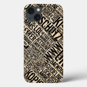 Computerwörterbuch - Vintager Fall-Mate-iPhone-Cod Case-Mate iPhone Hülle