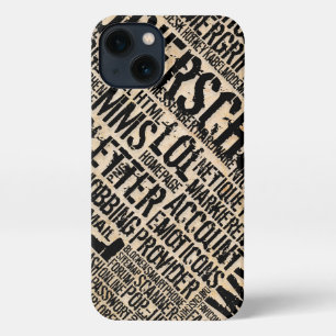 Computerwörterbuch - Vintager iPhone-Fall iPhone 13 Hülle