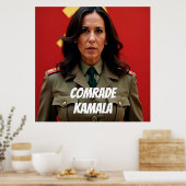 Comrade Kamala 2024 Poster (Küche)
