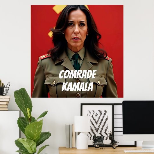 Comrade Kamala 2024 Poster (Heimbüro)