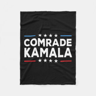 Comrade Kamala Anti Kamala Harris Fleecedecke