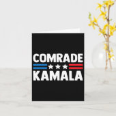 Comrade Kamala Anti Kamala Harris Karte (Gelbe Blume)