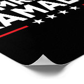 Comrade Kamala Anti Kamala Harris Poster (Ecke)