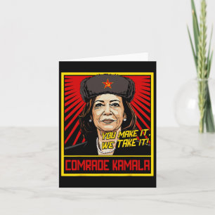 Comrade Kamala Kamala Harris Tim Wheimer Coach 202 Karte