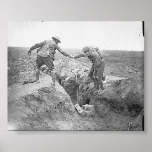 Comrades at the Battle of Ginchy, The Somme Poster (Vorne)