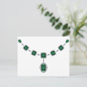 Comstock Emeralds Postkarte (Stehend Vorderseite)