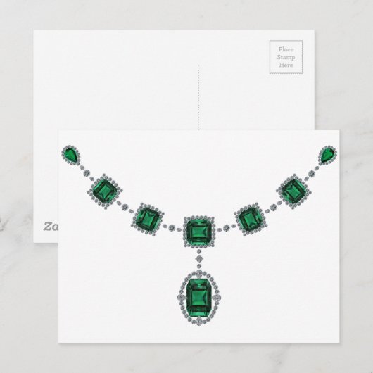 Comstock Emeralds Postkarte (Vorne/Hinten)