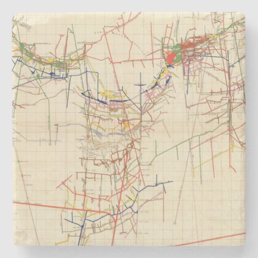 Comstock Grubenbilder Nr. IV Steinuntersetzer (Vorderseite)